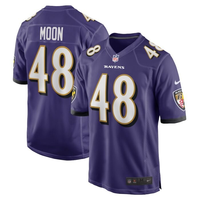 Jeremiah Moon Baltimore Ravens Nike Game Player Jersey - Purple SKU:5110785