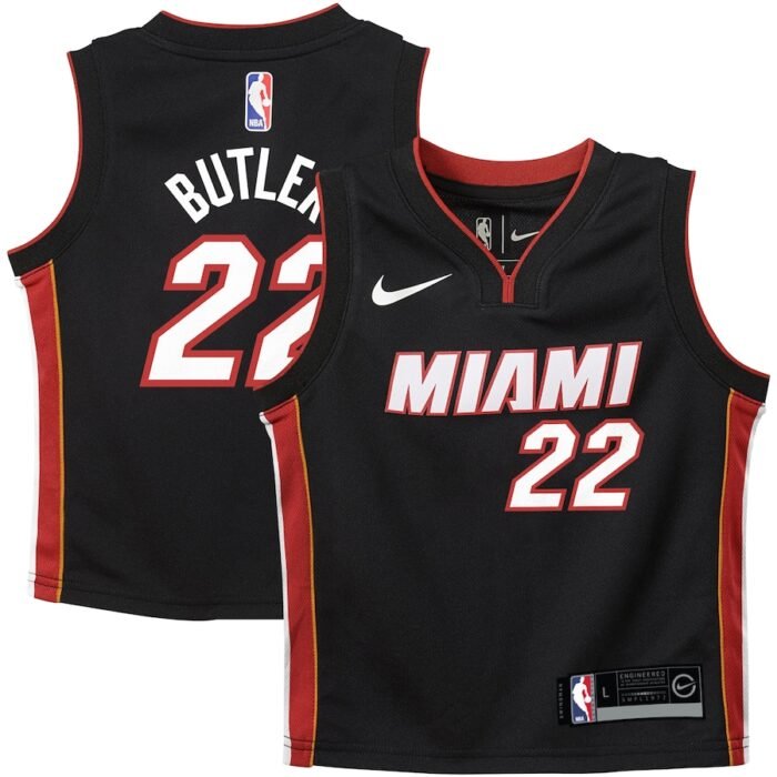 Jimmy Butler Miami Heat Nike Toddler Swingman Player Jersey - Icon Edition - Black SKU:200061085