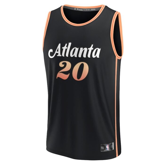 John Collins Atlanta Hawks Fanatics Branded 2022/23 Fastbreak Jersey - City Edition - Black SKU:4900381