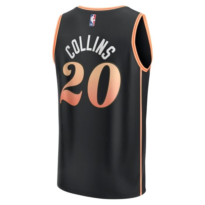 John Collins Atlanta Hawks Fanatics Branded 2022/23 Fastbreak Jersey - City Edition - Black SKU:4900381