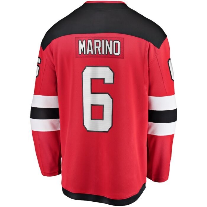 John Marino New Jersey Devils Fanatics Branded Home Breakaway Player Jersey - Red SKU:5014201
