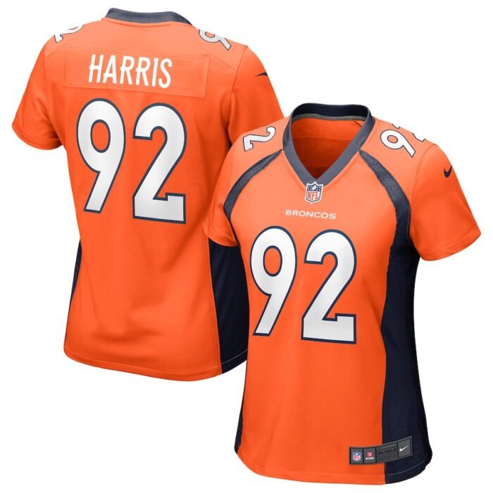 Jonathan Harris Denver Broncos Nike Womens Game Jersey - Orange SKU:4023725