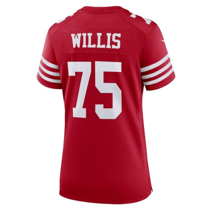 Jordan Willis San Francisco 49ers Nike Womens Team Game Player Jersey - Scarlet SKU:5111166