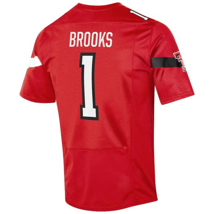 Jordyn Brooks Texas Tech Red Raiders Under Armour Player Game Jersey - Red SKU:200035093