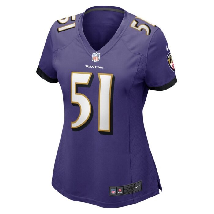 Josh Ross Baltimore Ravens Nike Womens Game Player Jersey - Purple SKU:5110770