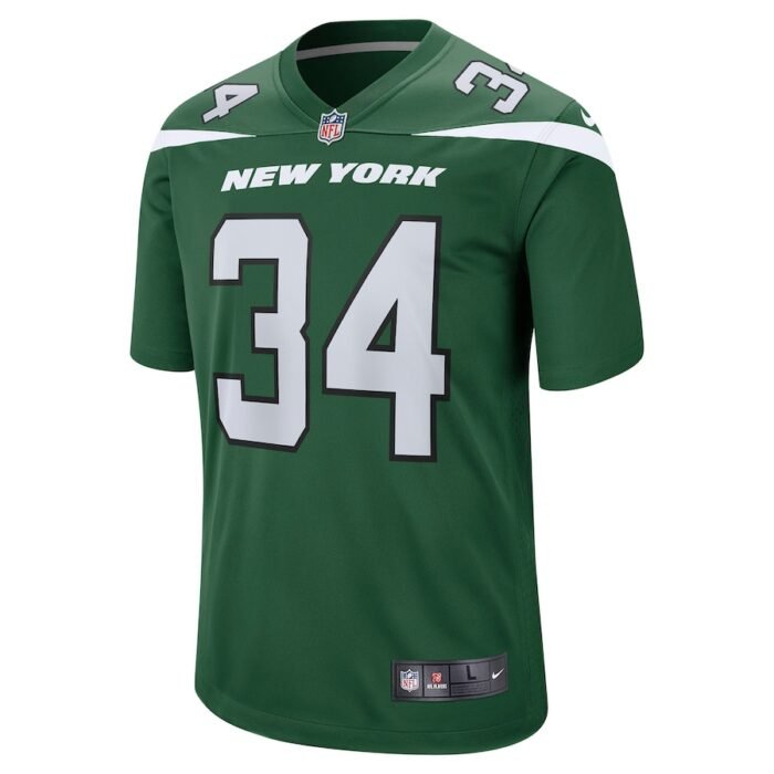 Justin Hardee New York Jets Nike Game Jersey - Gotham Green SKU:4458440