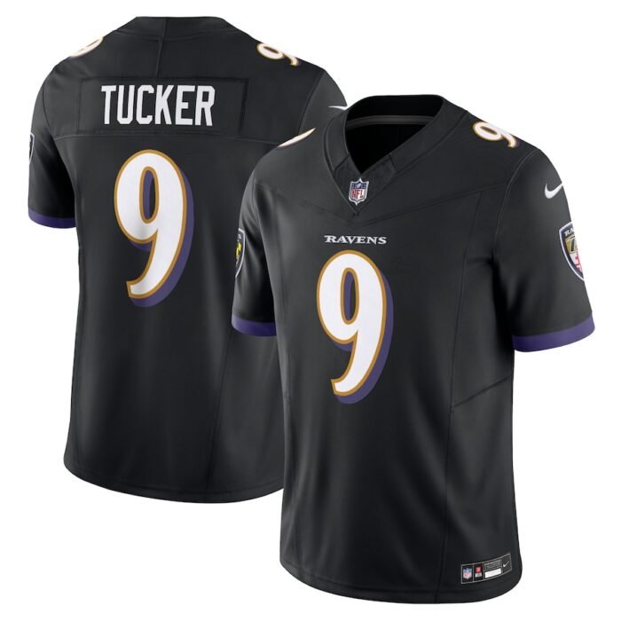 Justin Tucker Baltimore Ravens Nike Vapor F.U.S.E. Limited Jersey - Black SKU:5029905
