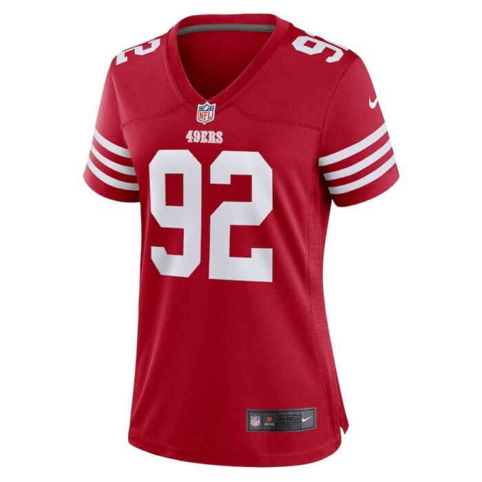 Kerry Hyder Jr. San Francisco 49ers Nike Womens Game Player Jersey - Scarlet SKU:5111171