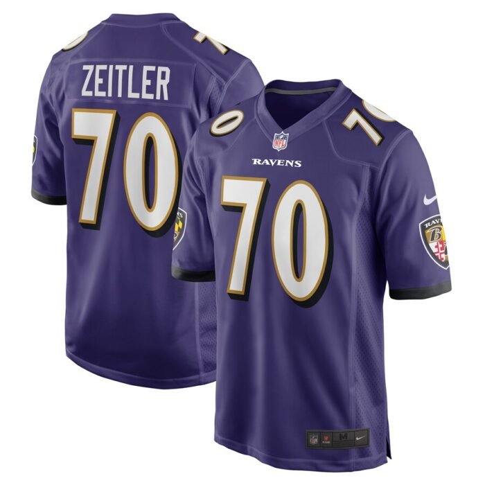 Kevin Zeitler Baltimore Ravens Nike Game Jersey - Purple SKU:4445215