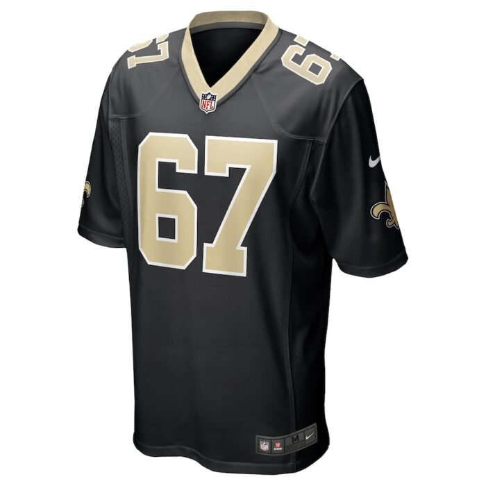 Landon Young New Orleans Saints Nike Game Jersey - Black SKU:4458067