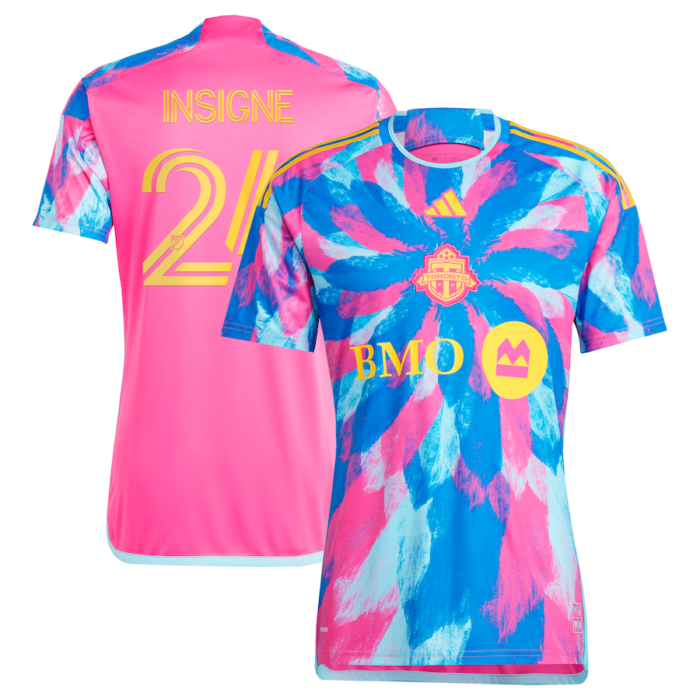 Lorenzo Insigne Toronto FC adidas 2023 The Energy Kit Replica Player Jersey - Pink SKU:200318023