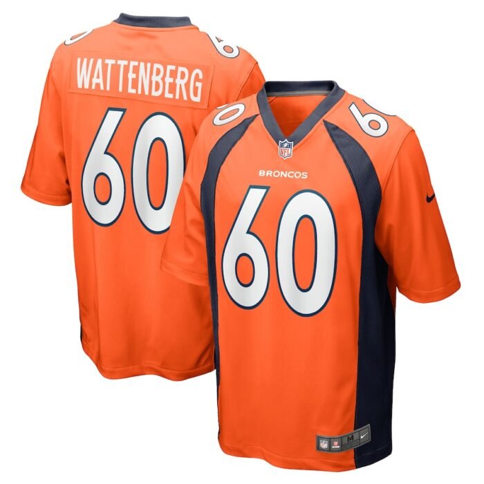 Luke Wattenberg Denver Broncos Nike Game Player Jersey - Orange SKU:5113322