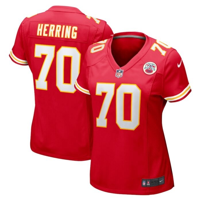 Malik Herring Kansas City Chiefs Nike Womens Game Jersey - Red SKU:4448901