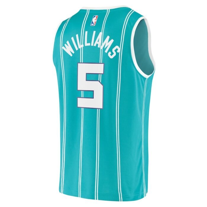 Mark Williams Charlotte Hornets Fanatics Branded 2022 NBA Draft First Round Pick Fast Break Replica Player Jersey - Icon Edition - Teal SKU:4989445