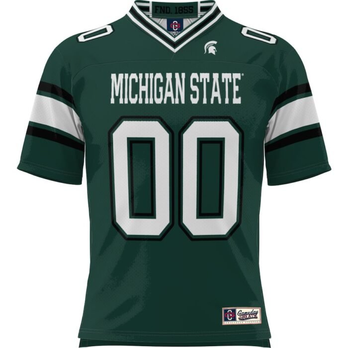 Michigan State Spartans ProSphere NIL Pick-A-Player Football Jersey - Green SKU:5183417