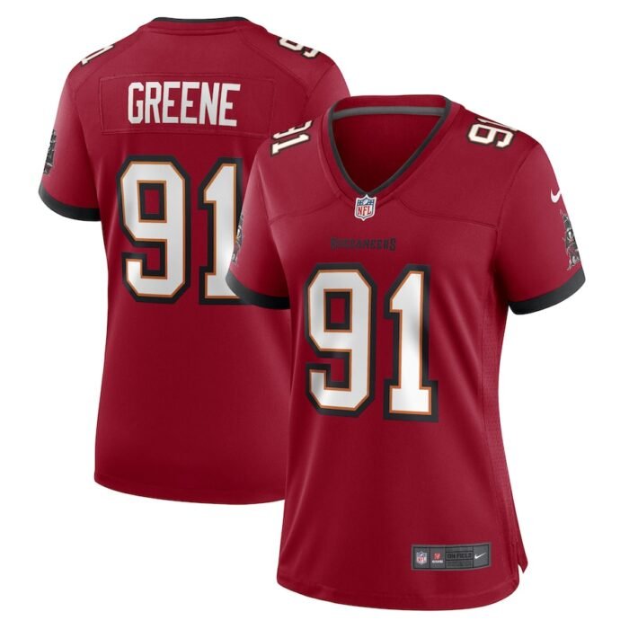 Mike Greene Tampa Bay Buccaneers Nike Womens Game Player Jersey - Red SKU:5120915