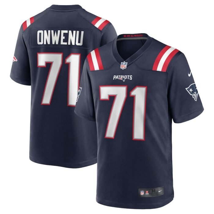 Mike Onwenu New England Patriots Nike Team Game Jersey - Navy SKU:4064010