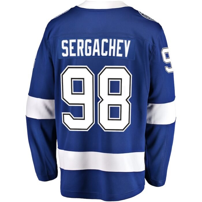 Mikhail Sergachev Tampa Bay Lightning Fanatics Branded Home Breakaway Player Jersey - Blue SKU:3041656