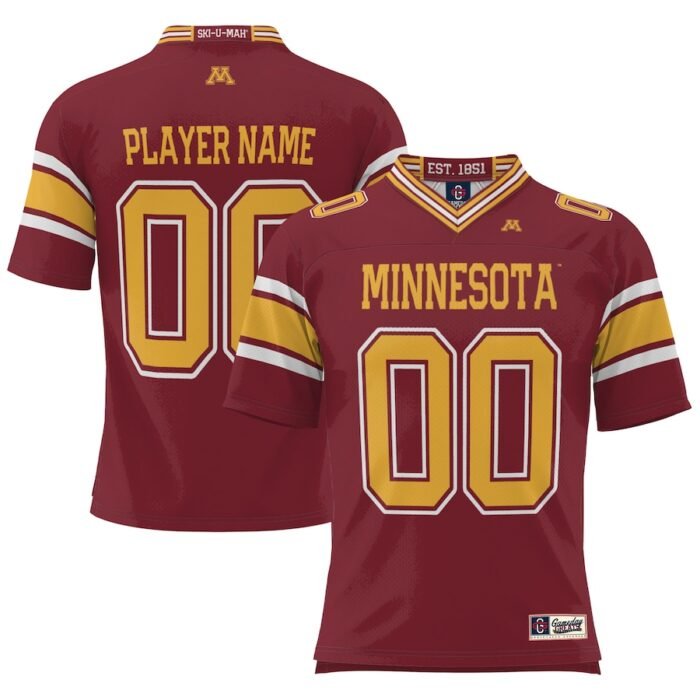 Minnesota Golden Gophers ProSphere Youth NIL Pick-A-Player Football Jersey - Maroon SKU:200496509