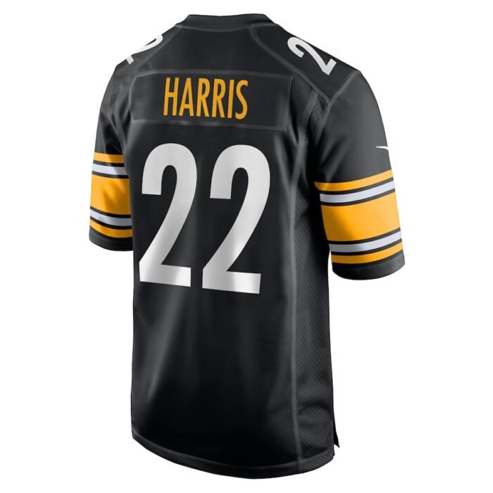 Najee Harris Pittsburgh Steelers Nike Youth Game Jersey - Black SKU:4302027