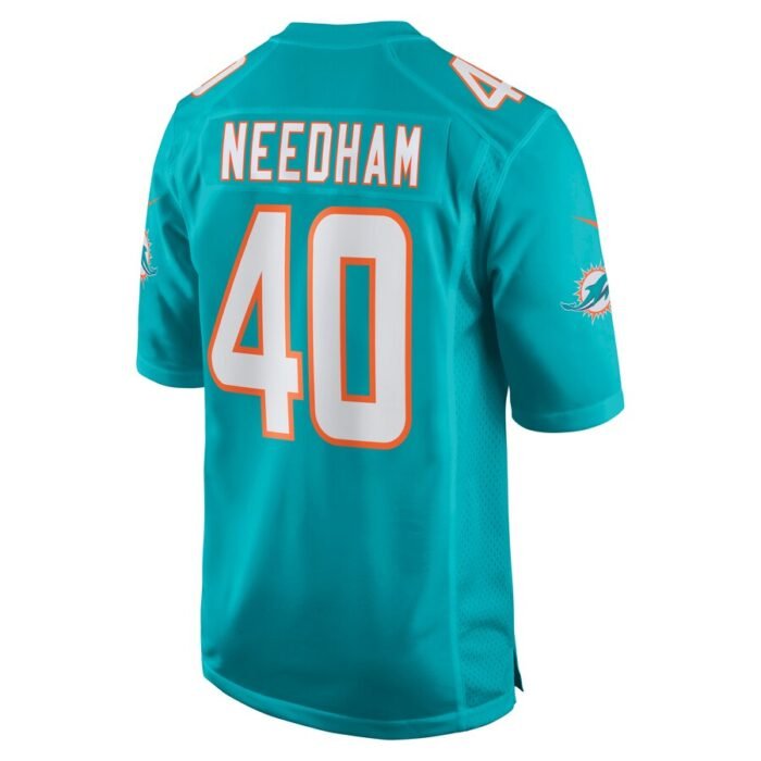 Nik Needham Miami Dolphins Nike Game Jersey - Aqua SKU:4026959