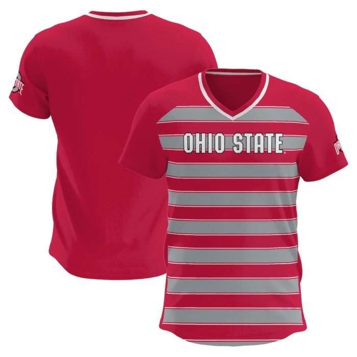 Ohio State Buckeyes ProSphere Youth Mens Soccer Jersey - Scarlet SKU:200422636