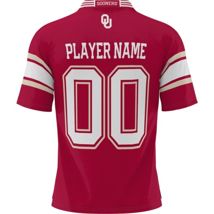 Oklahoma Sooners ProSphere NIL Pick-A-Player Football Jersey - Red SKU:5255609