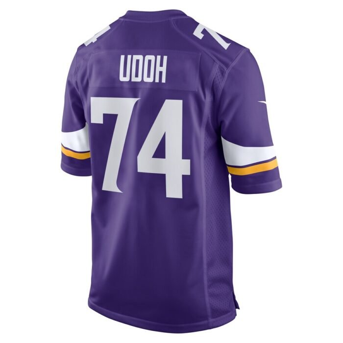 Oli Udoh Minnesota Vikings Nike Game Jersey - Purple SKU:4027137