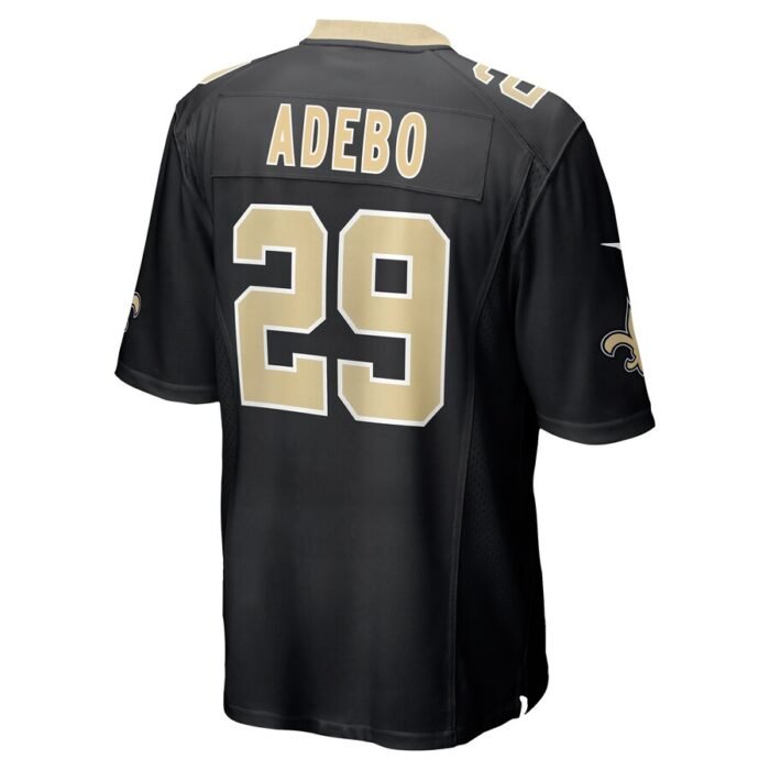 Paulson Adebo New Orleans Saints Nike Game Jersey - Black SKU:4458049
