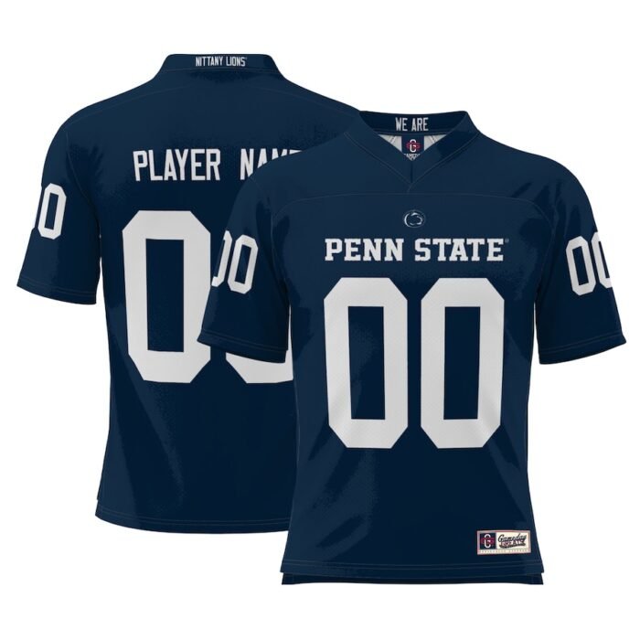 Penn State Nittany Lions ProSphere Youth NIL Pick-A-Player Football Jersey - Navy SKU:5255764