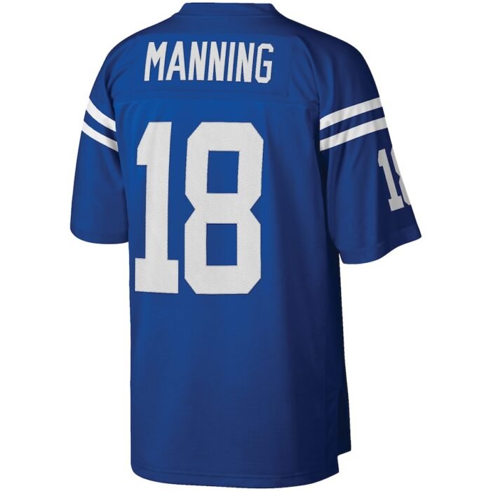 Peyton Manning Indianapolis Colts Mitchell & Ness Big & Tall 1998 Retired Player Replica Jersey - Royal SKU:4426195