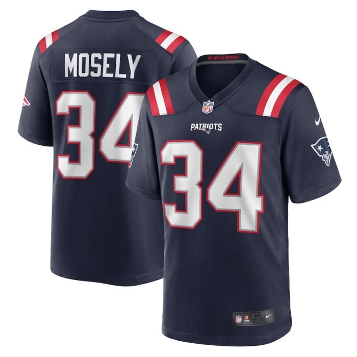 Quandre Mosely New England Patriots Nike Home Game Player Jersey - Navy SKU:5287914