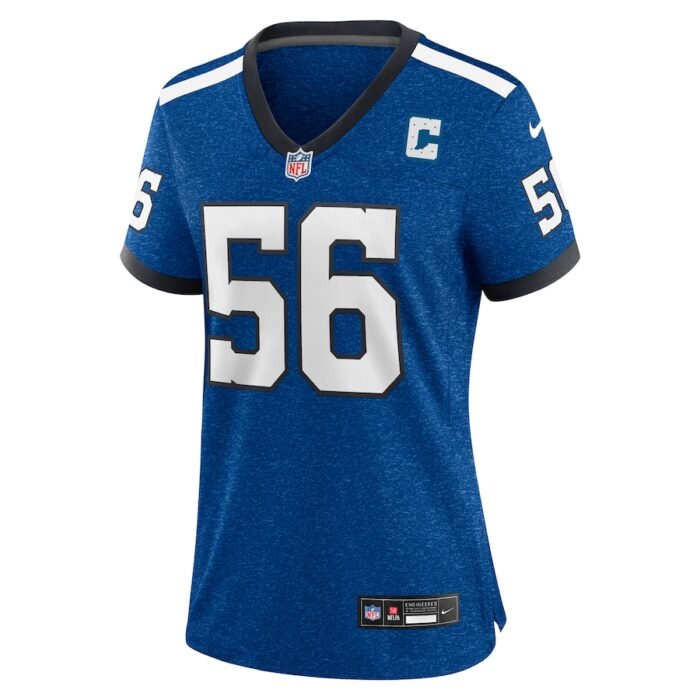 Quenton Nelson Indianapolis Colts Nike Womens Indiana Nights Alternate Game Jersey - Royal SKU:200399360