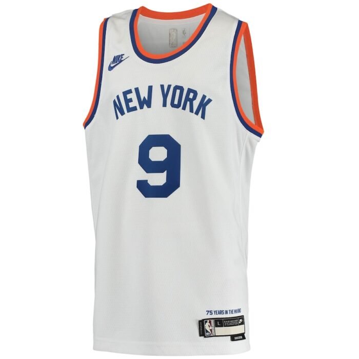 RJ Barrett New York Knicks Nike Youth 2021/22 Swingman Player Jersey - Classic Edition - White SKU:4569749
