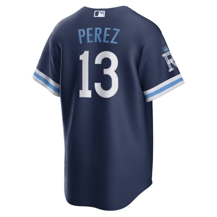 Salvador Perez Kansas City Royals Nike 2022 City Connect Replica Player Jersey - Navy SKU:4391562