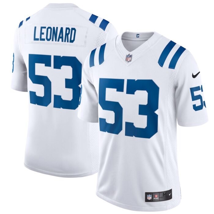 Shaquille Leonard Indianapolis Colts Nike Vapor Limited Jersey - White SKU:3689237