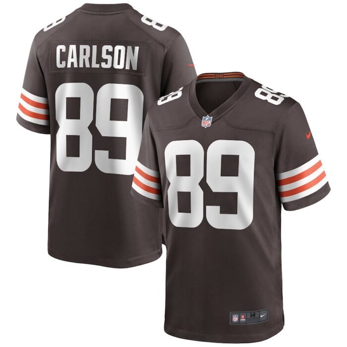 Stephen Carlson Cleveland Browns Nike Game Jersey - Brown SKU:4023143