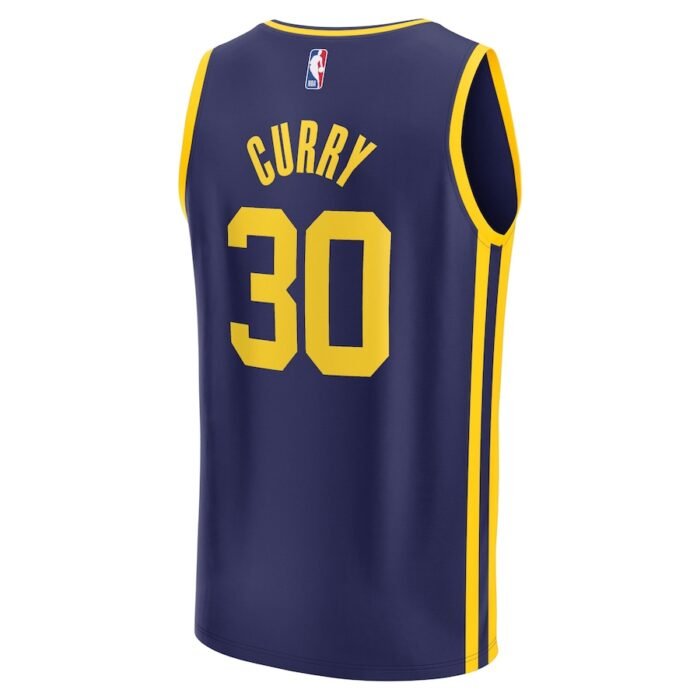 Stephen Curry Golden State Warriors Fanatics Branded Youth Fast Break Player Jersey - Statement Edition - Navy SKU:4791591