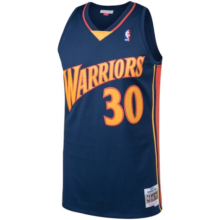 Stephen Curry Golden State Warriors Mitchell & Ness Big & Tall Hardwood Classics Jersey - Navy SKU:3278321