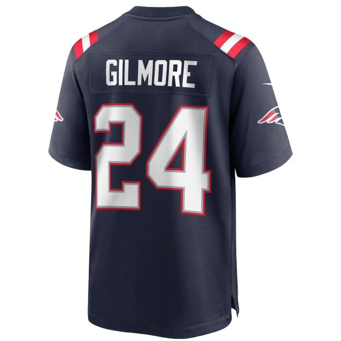 Stephon Gilmore New England Patriots Nike Game Player Jersey - Navy SKU:3908090