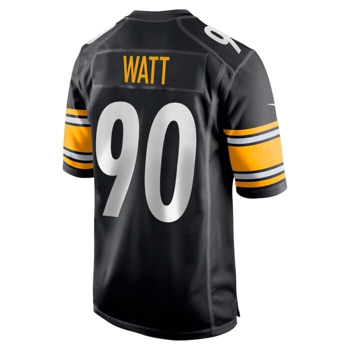 T.J. Watt Pittsburgh Steelers Nike Game Team Jersey - Black SKU:4190675