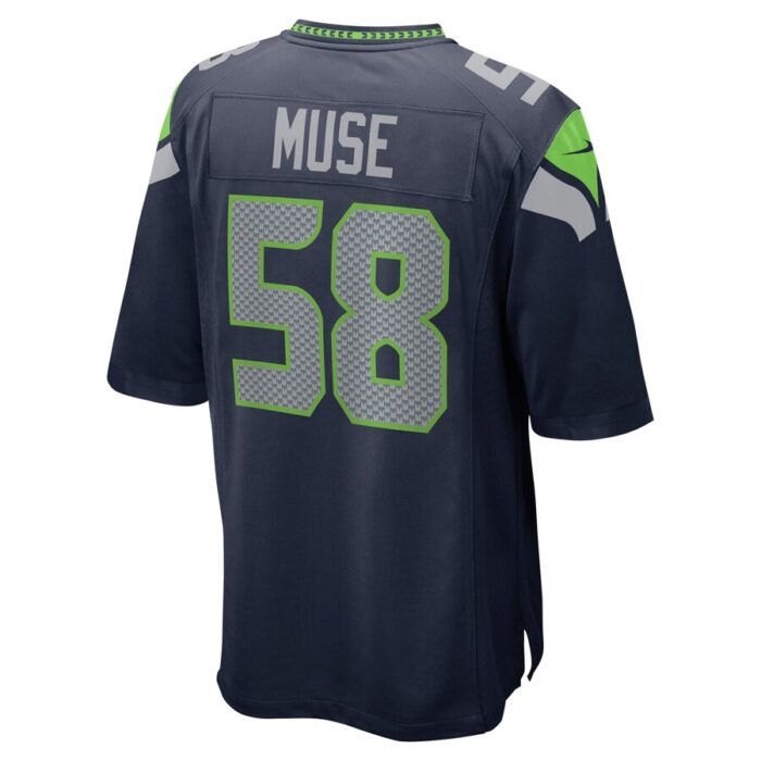Tanner Muse Seattle Seahawks Nike Game Player Jersey - College Navy SKU:4486383