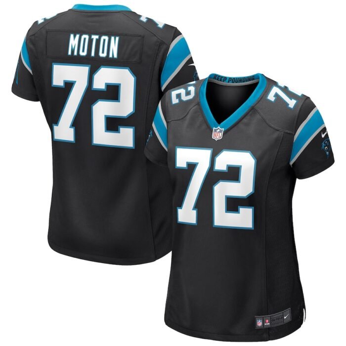 Taylor Moton Carolina Panthers Nike Womens Game Jersey - Black SKU:4020558