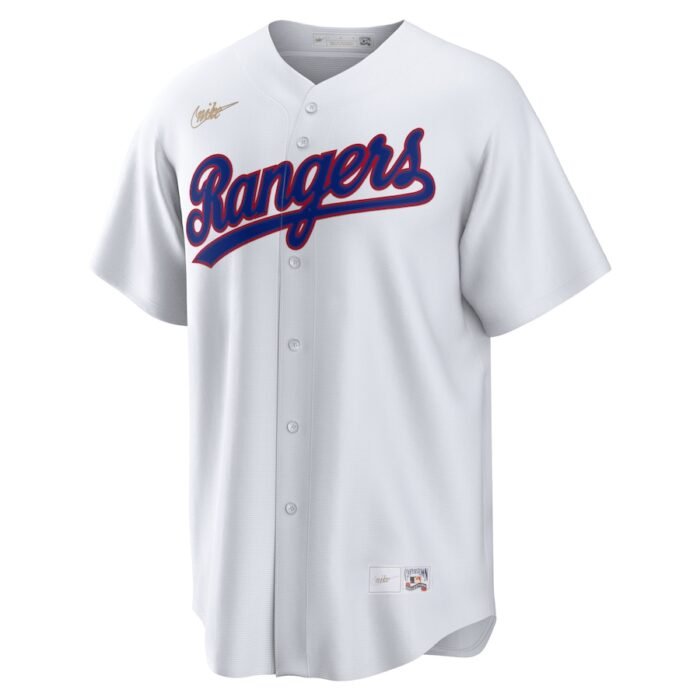 Texas Rangers Nike Home Cooperstown Collection Team Jersey - White SKU:3599525
