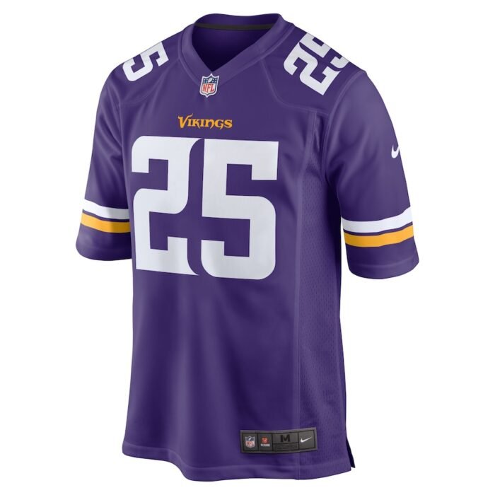 Theo Jackson Minnesota Vikings Nike Home Game Player Jersey - Purple SKU:5275503