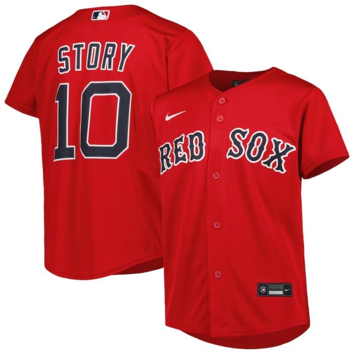Trevor Story Boston Red Sox Nike Youth Alternate Replica Player Jersey - Red SKU:4827000