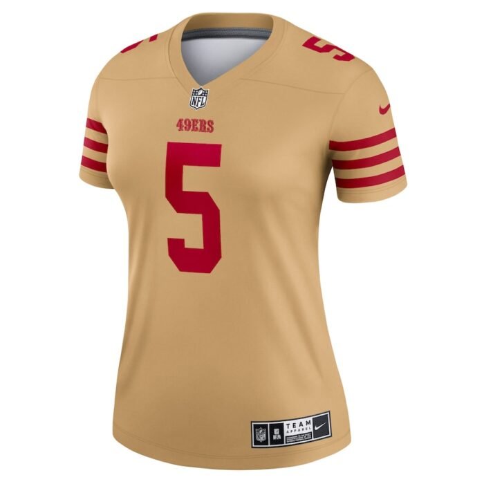 Trey Lance San Francisco 49ers Nike Womens Team Inverted Legend Jersey - Gold SKU:4482975