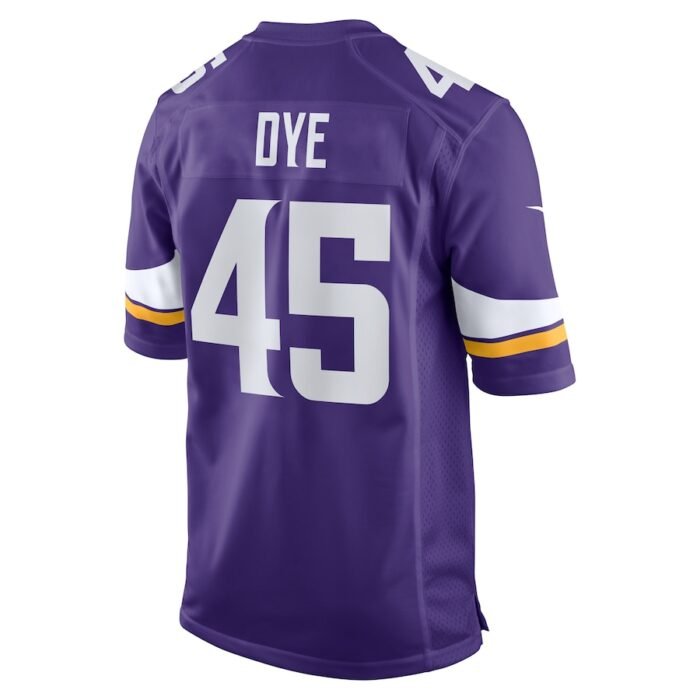 Troy Dye Minnesota Vikings Nike Game Jersey - Purple SKU:4027112