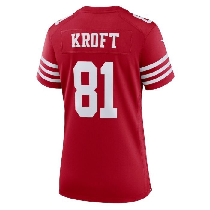 Tyler Kroft San Francisco 49ers Nike Womens Game Player Jersey - Scarlet SKU:5111168