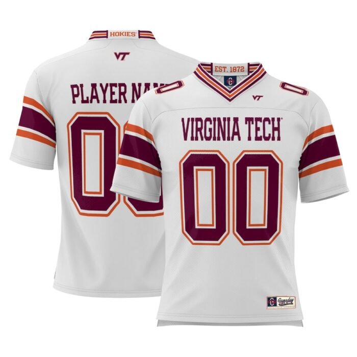 Virginia Tech Hokies ProSphere NIL Pick-A-Player Football Jersey - White SKU:5233559